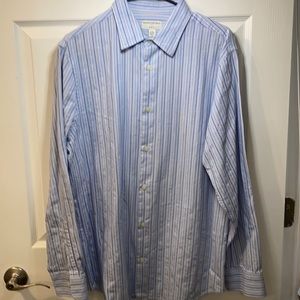 (👀 3 For 20)Banana Republic Long Sleeve Button Dow Slim Fit 16-16.5 (Large)